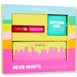 Ulta Beauty Gift Set: Neon Nights 3 Piece Makeup Set